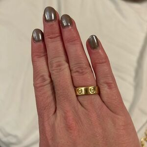 Cartier Yellow Gold Love Ring Sz 50